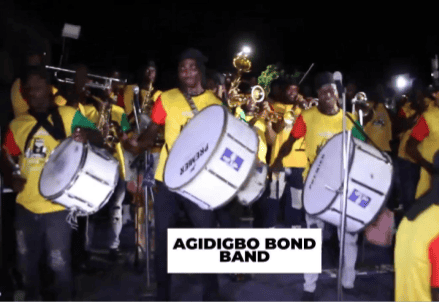 Picture 2. Agidigbo Bond Band during 2022 Agidigbo Festival in Badagry.